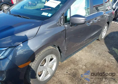2018 Honda Odyssey Ex from USA, damaged, VIN 5FNRL6H54JB102177